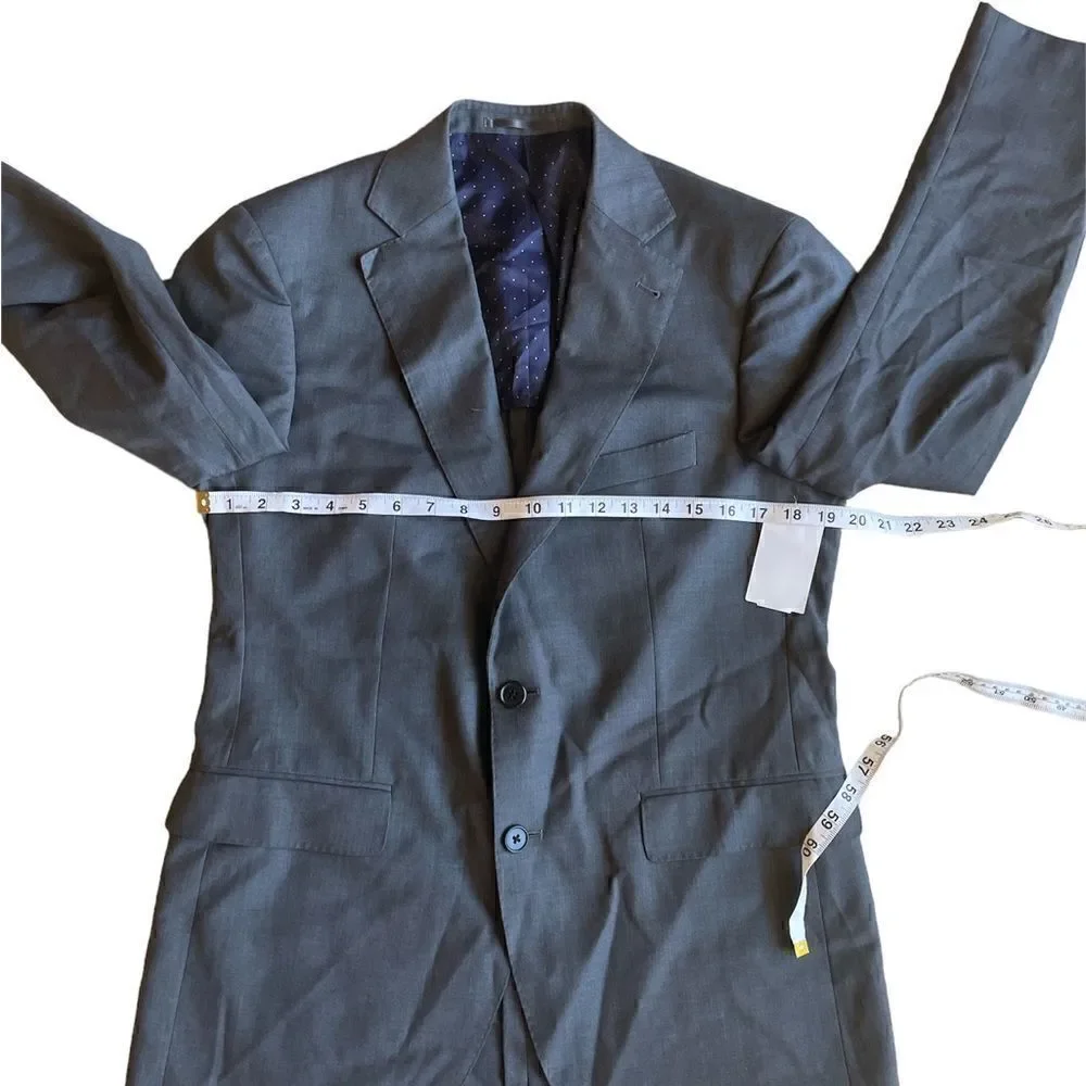 ALTON LANE Tailored Fit Suit Gray Size 40R NWOT